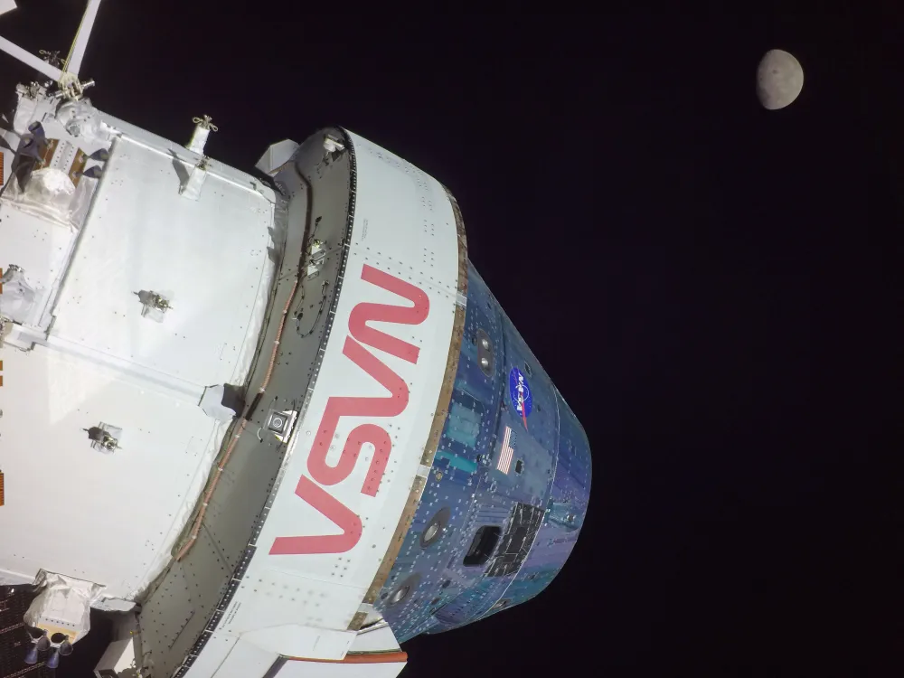 Orion Spacecraft during Artemis I